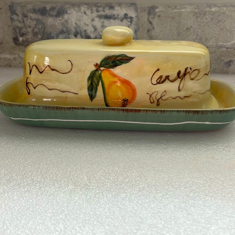 Vintage Covered  Franciscan Butter Dish